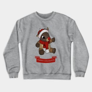 Rudolph wishes you merry holidays Crewneck Sweatshirt
